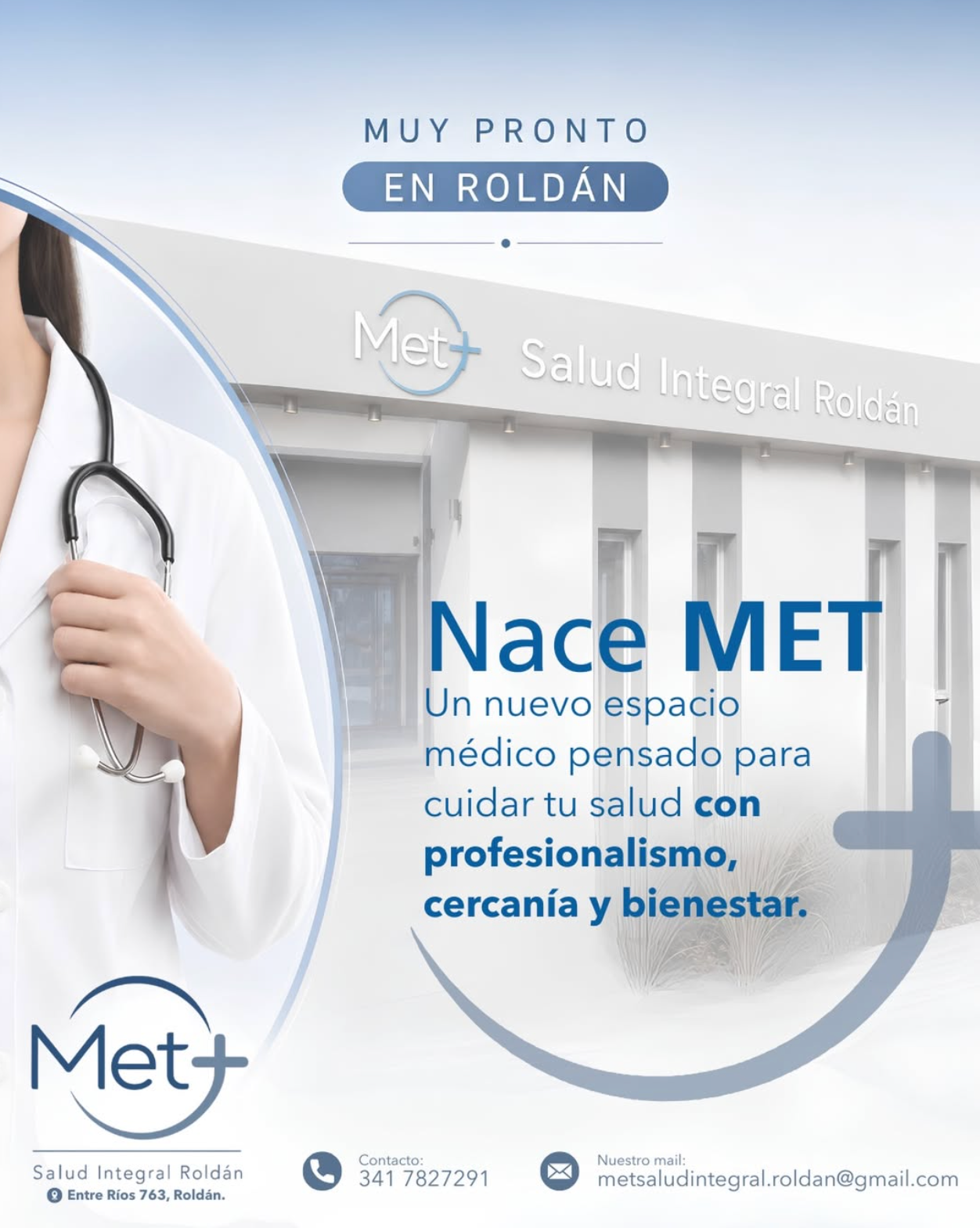 MET · Salud Integral Roldán, en Entre Ríos 763, Roldán